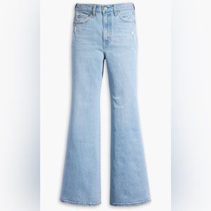 Like NEW! Levi’s 70'S HIGH FLARE WOMEN'S JEANS - Size: 24 - Color: Light Wash
